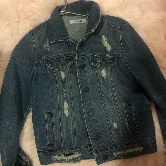 Dark denim jacket - Picture 2 of 5